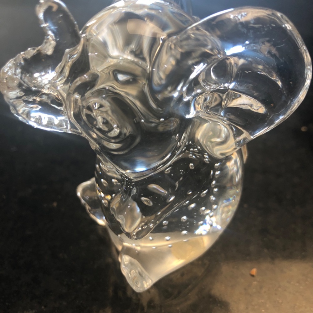 Glass elephant - Picture 4 of 4